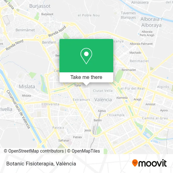 Botanic Fisioterapia map