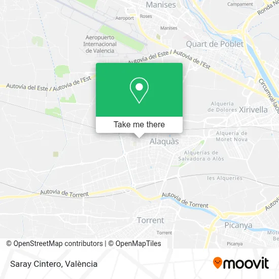Saray Cintero map
