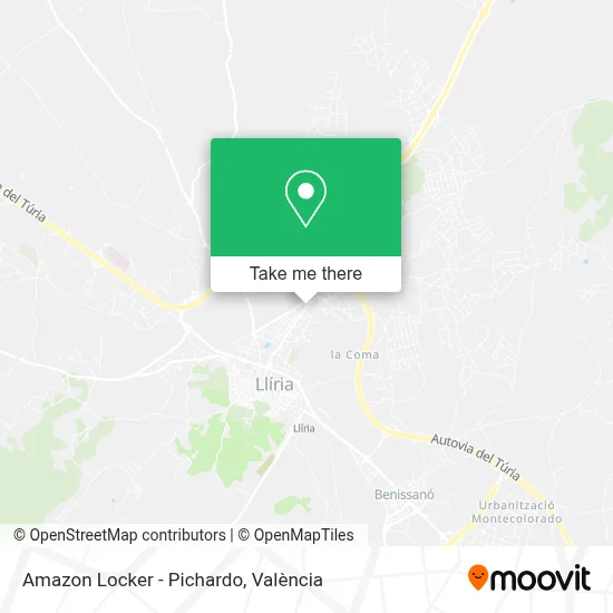 Amazon Locker - Pichardo map