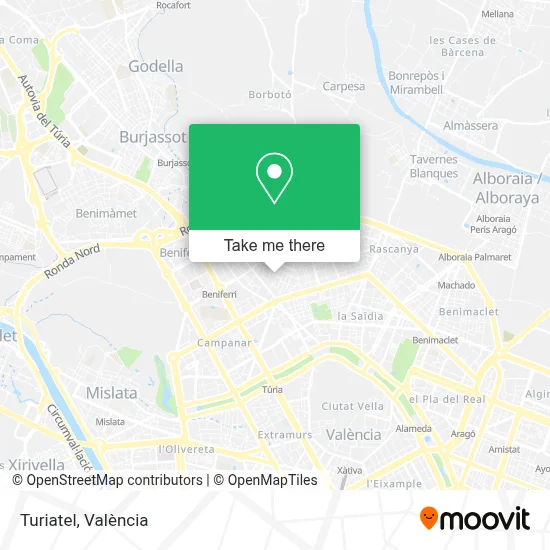 Turiatel map