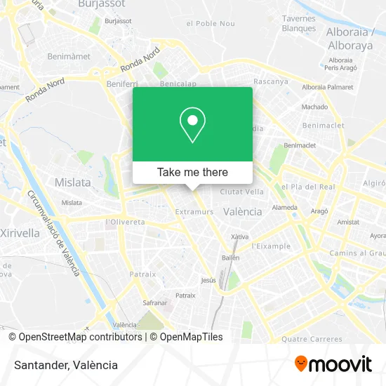 Santander map