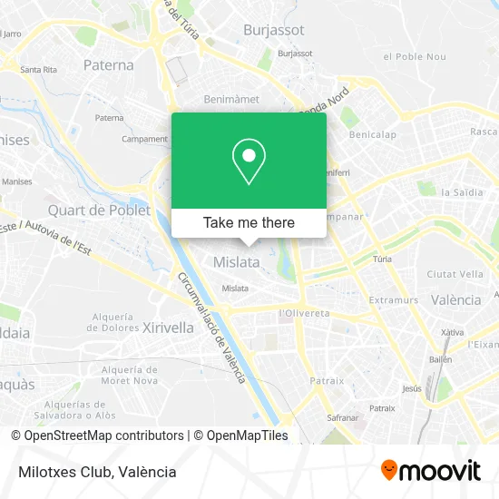 Milotxes Club map