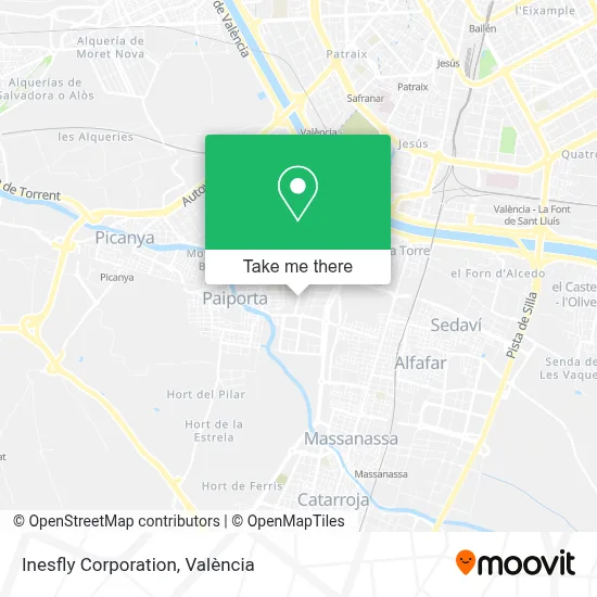 Inesfly Corporation map