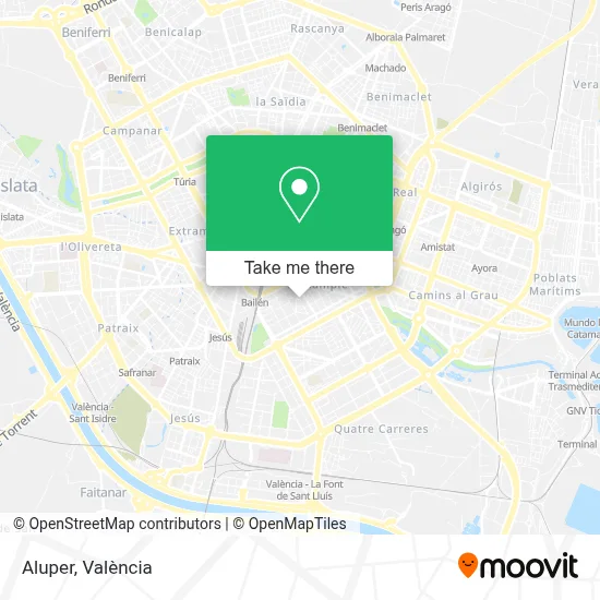 Aluper map