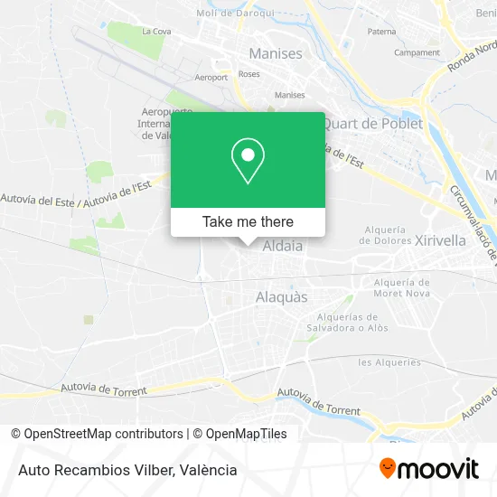 Auto Recambios Vilber map