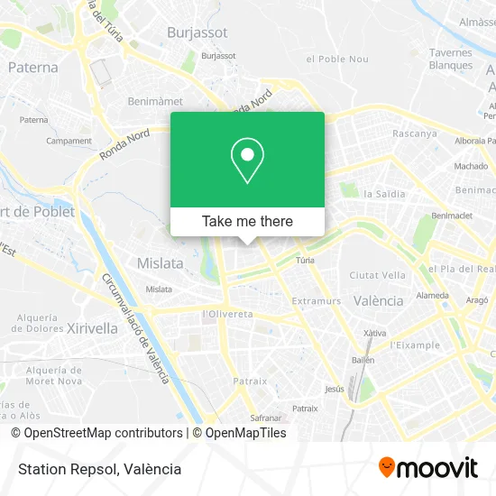 Station Repsol map