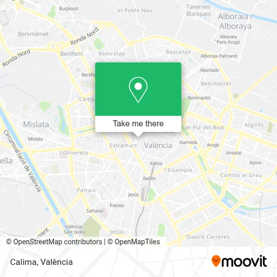 Calima map