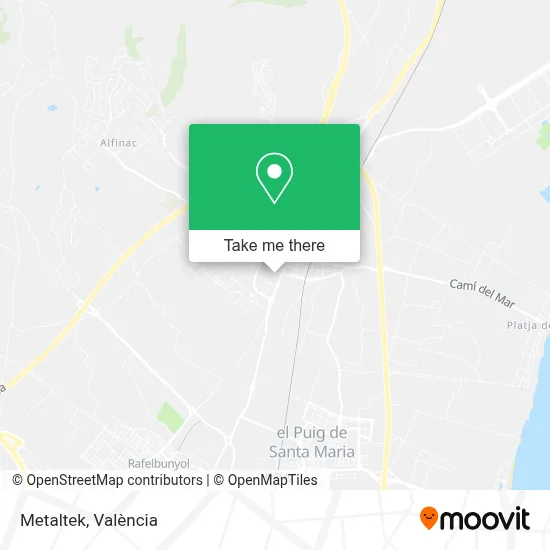 Metaltek map