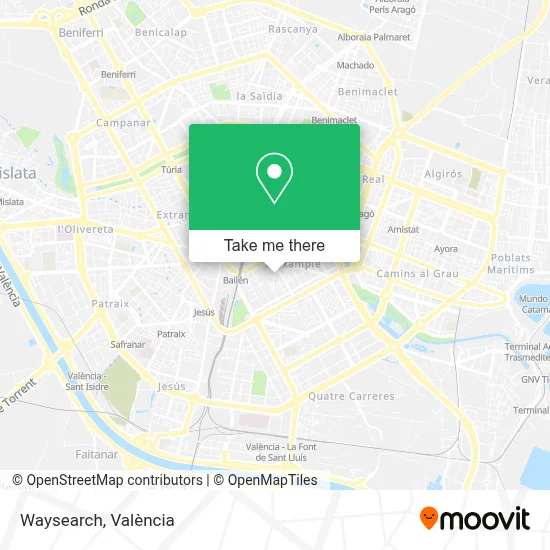 Waysearch map