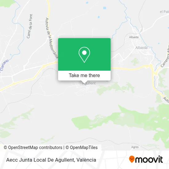 Aecc Junta Local De Agullent map