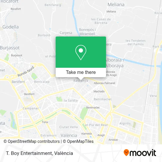 T. Boy Entertainment map