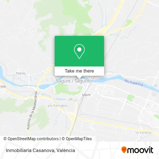Inmobiliaria Casanova map