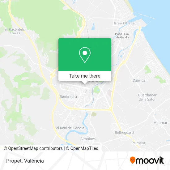 Propet map