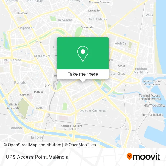 mapa Ups Access Point