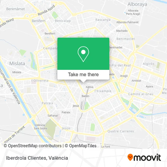 Iberdrola Clientes map