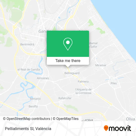 Pellialiments Sl map