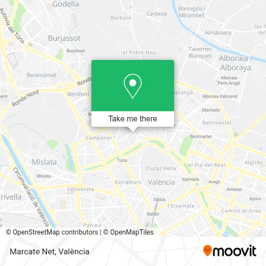 Marcate Net map