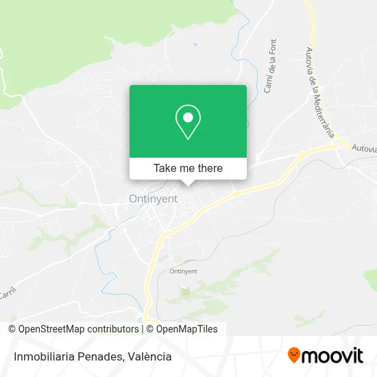 Inmobiliaria Penades map