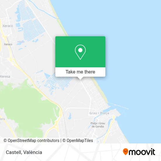 Castell map