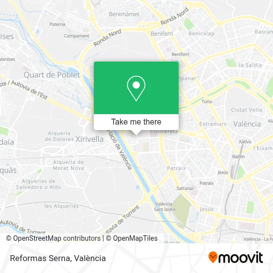Reformas Serna map