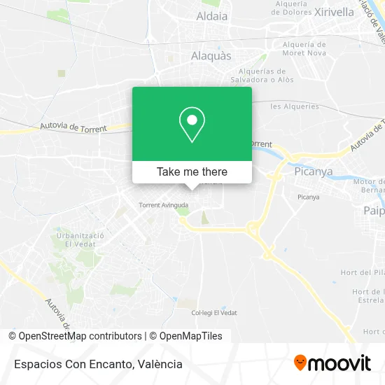 Espacios Con Encanto map