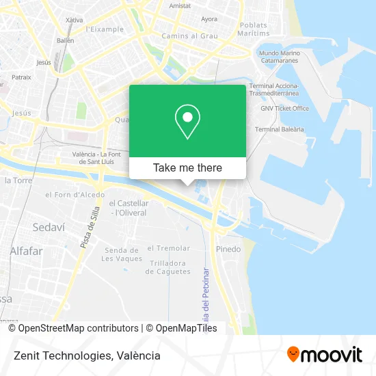 Zenit Technologies map