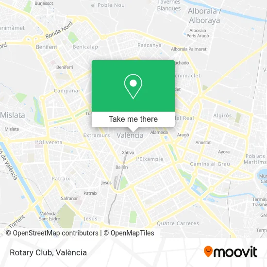 Rotary Club map