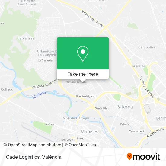 Cade Logistics map