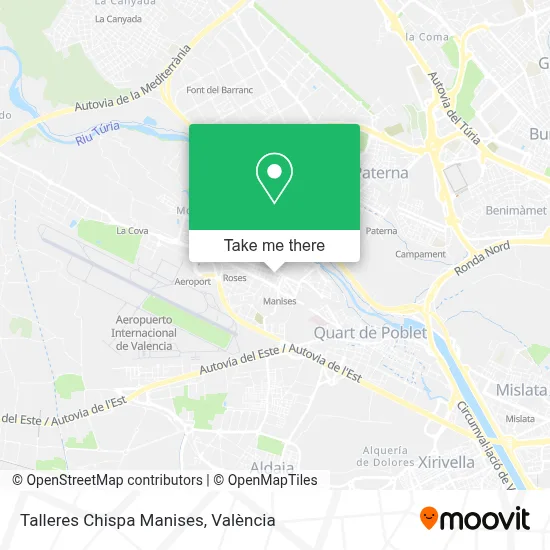 Talleres Chispa Manises map