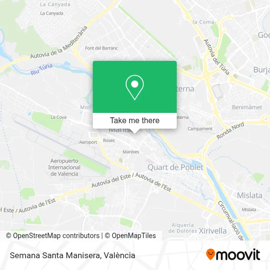 Semana Santa Manisera map