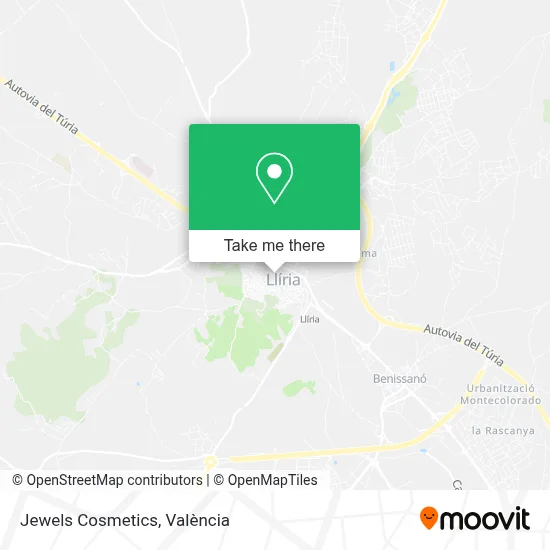 Jewels Cosmetics map