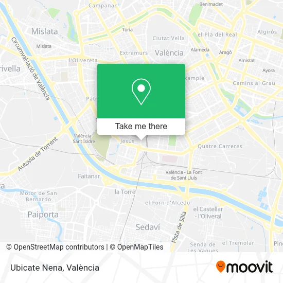 Ubicate Nena map