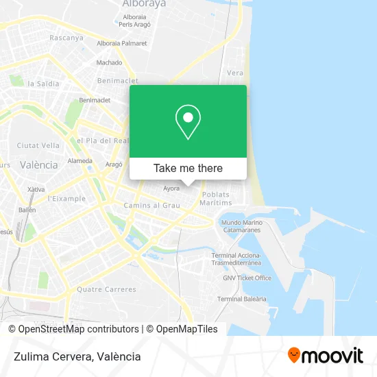 Zulima Cervera map