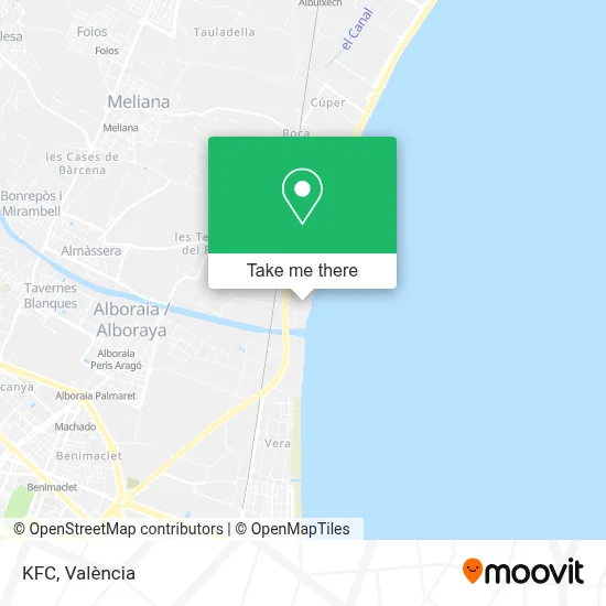 Kfc map