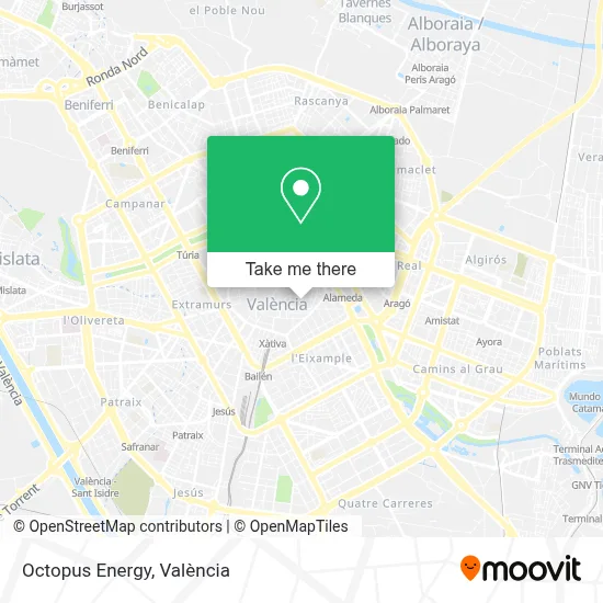 Octopus Energy map