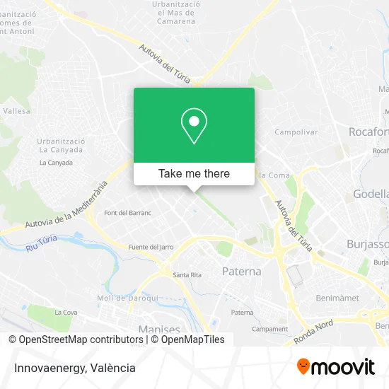 mapa Innovaenergy