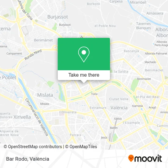 Bar Rodo map