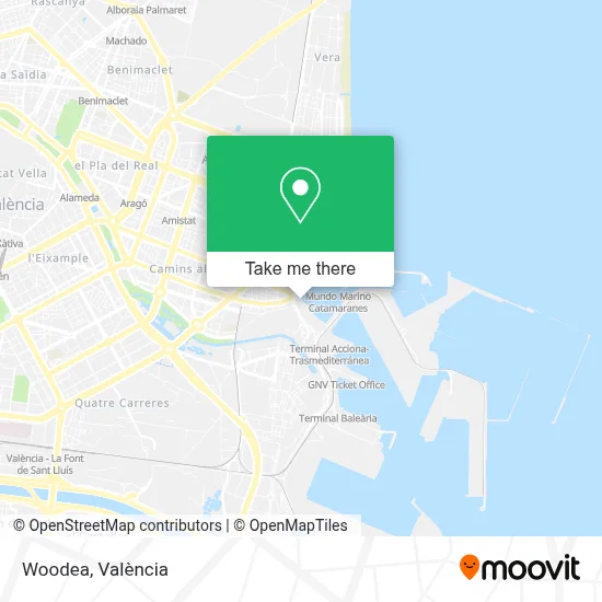 Woodea map