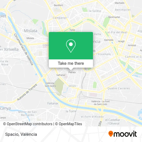 Spacio map