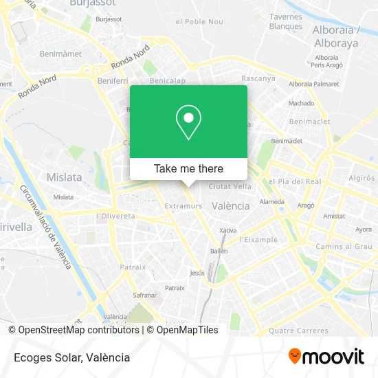 Ecoges Solar map