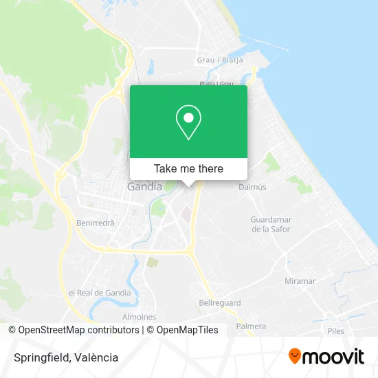 Springfield map