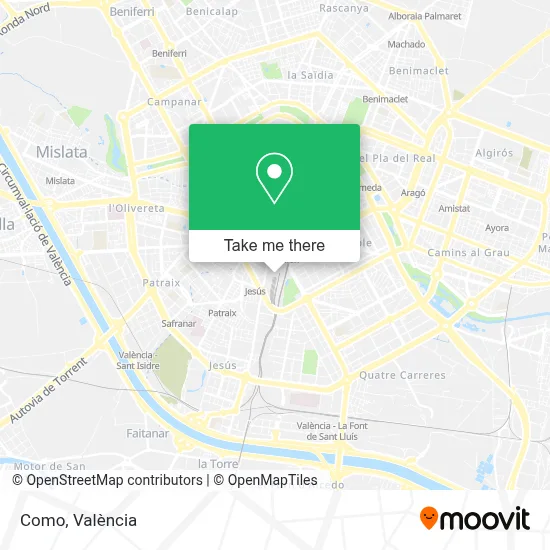 Como map