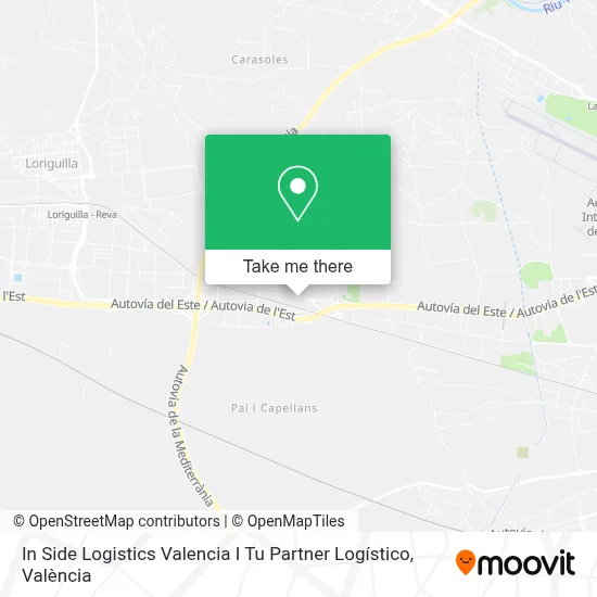 In Side Logistics Valencia I Tu Partner Logístico map