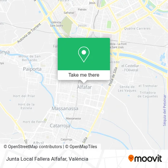 Junta Local Fallera Alfafar map