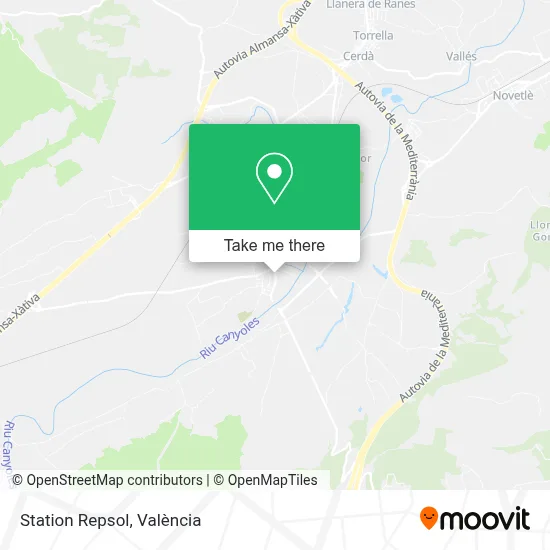 Station Repsol map
