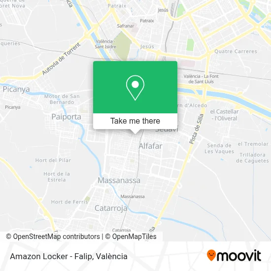 Amazon Locker - Falip map