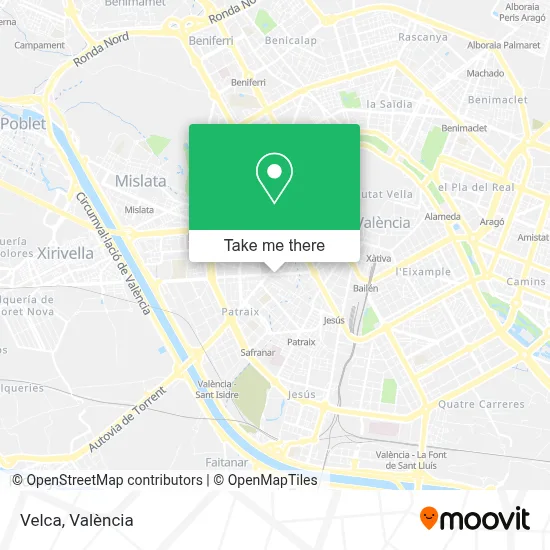 Velca map