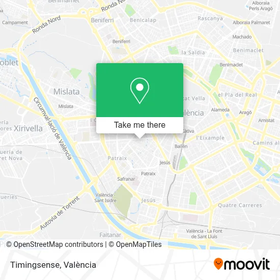 Timingsense map
