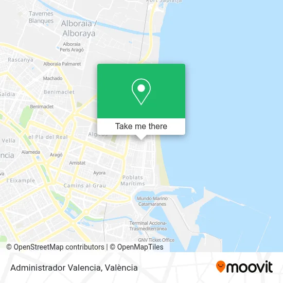 Administrador Valencia map
