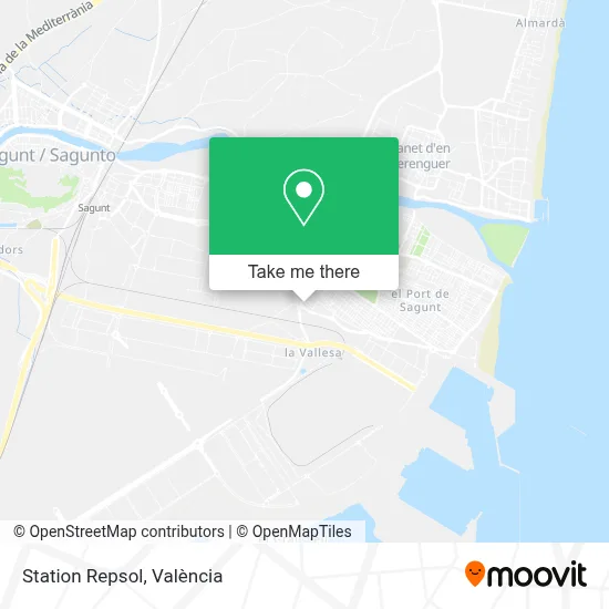 Station Repsol map
